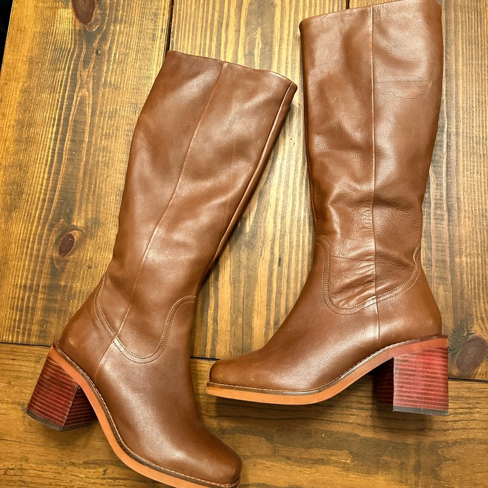 Seychelles Itinerary Boot in Tan Leather